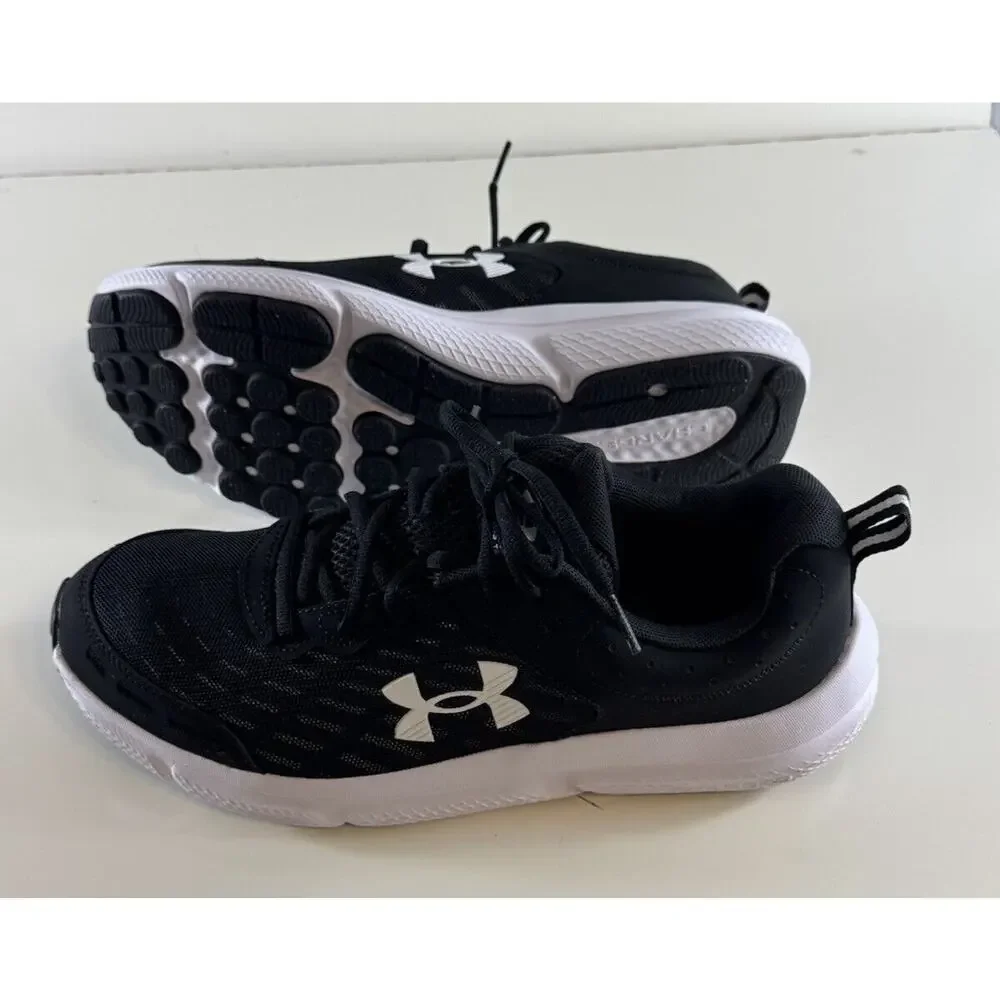 Under Armour Charged Assert 10 Running Sneakers, Black & White, Sz: 10.5, 71-04 - Picture 15 of 16